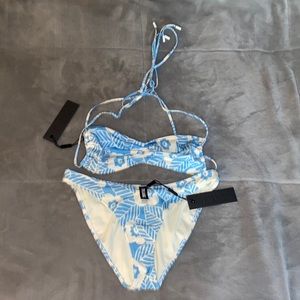Terry Cloth Arizona Print Triangl Bikini